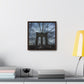 In the middle of the bridge Gallery Canvas Wraps, Square Frame