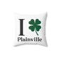 I Clover Plainville Spun Polyester Square Pillow