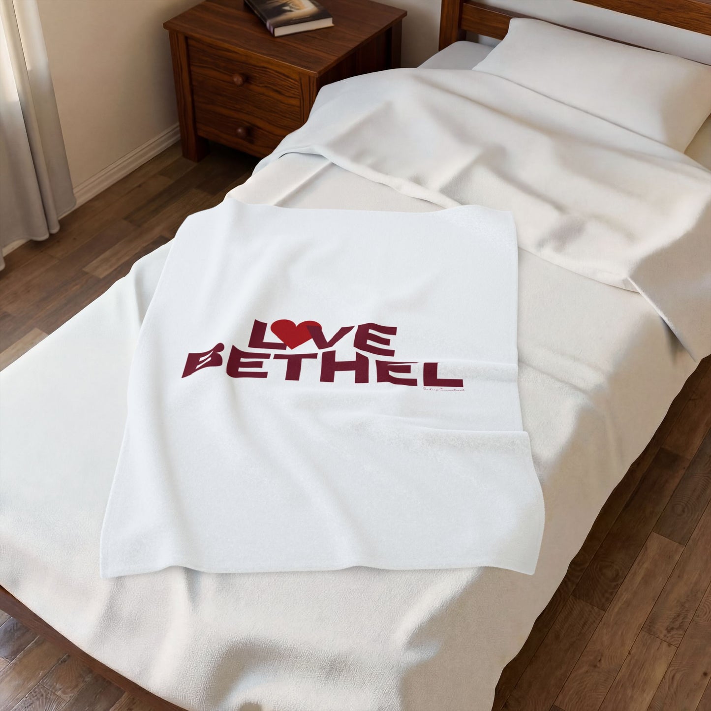 Love Bethel Velveteen Plush Blanket