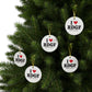 I Heart RDGF Glass Ornaments