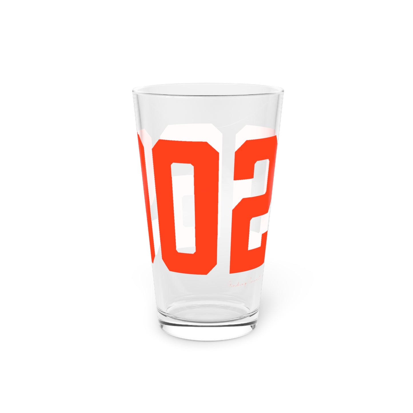 06902 Stamford Connecticut Zip Code Pint Glass, 16oz