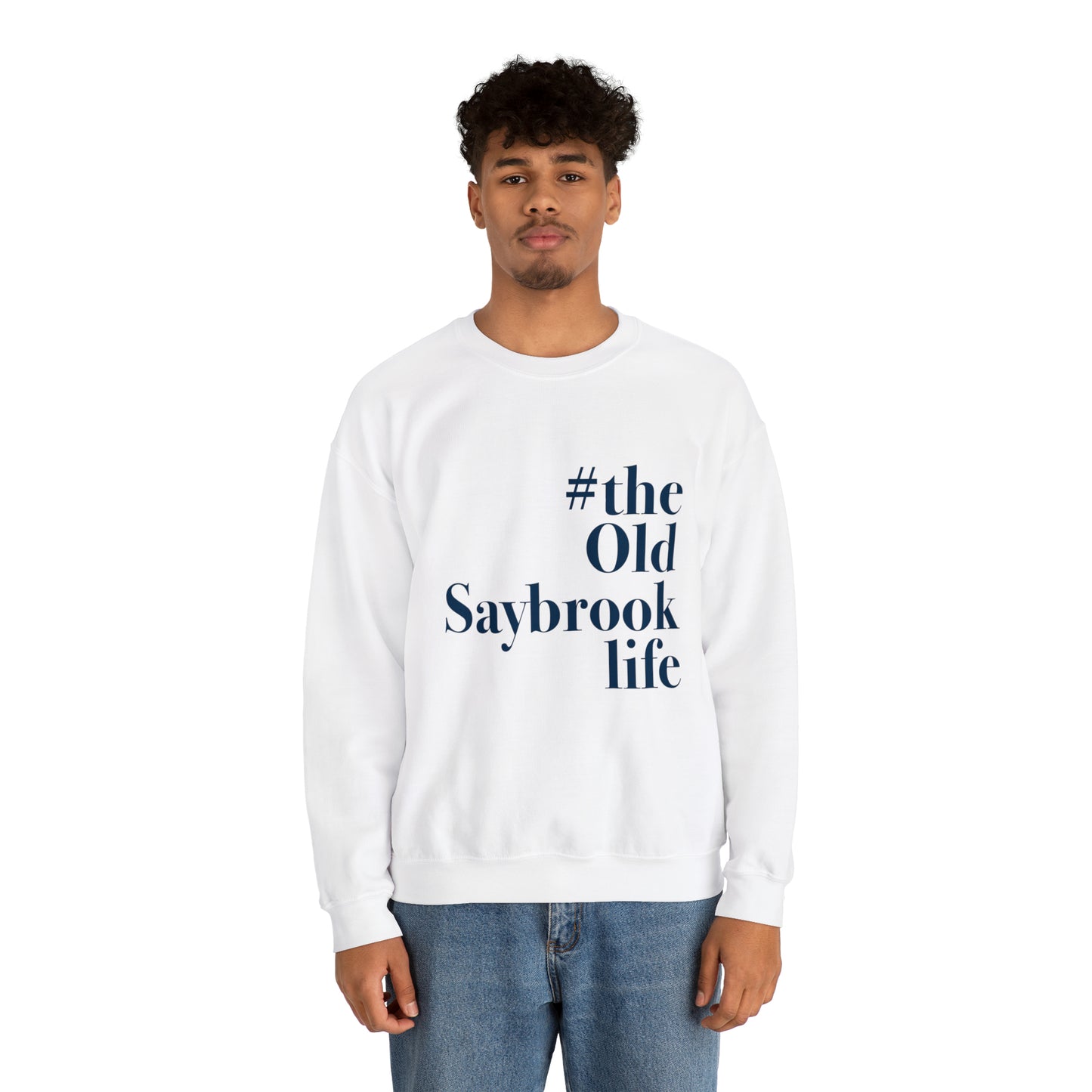 #theoldsaybrooklife Unisex Heavy Blend™ Crewneck Sweatshirt