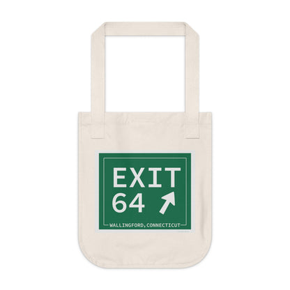 Vintage Exit 64 WCP Sign Organic Canvas Tote Bag