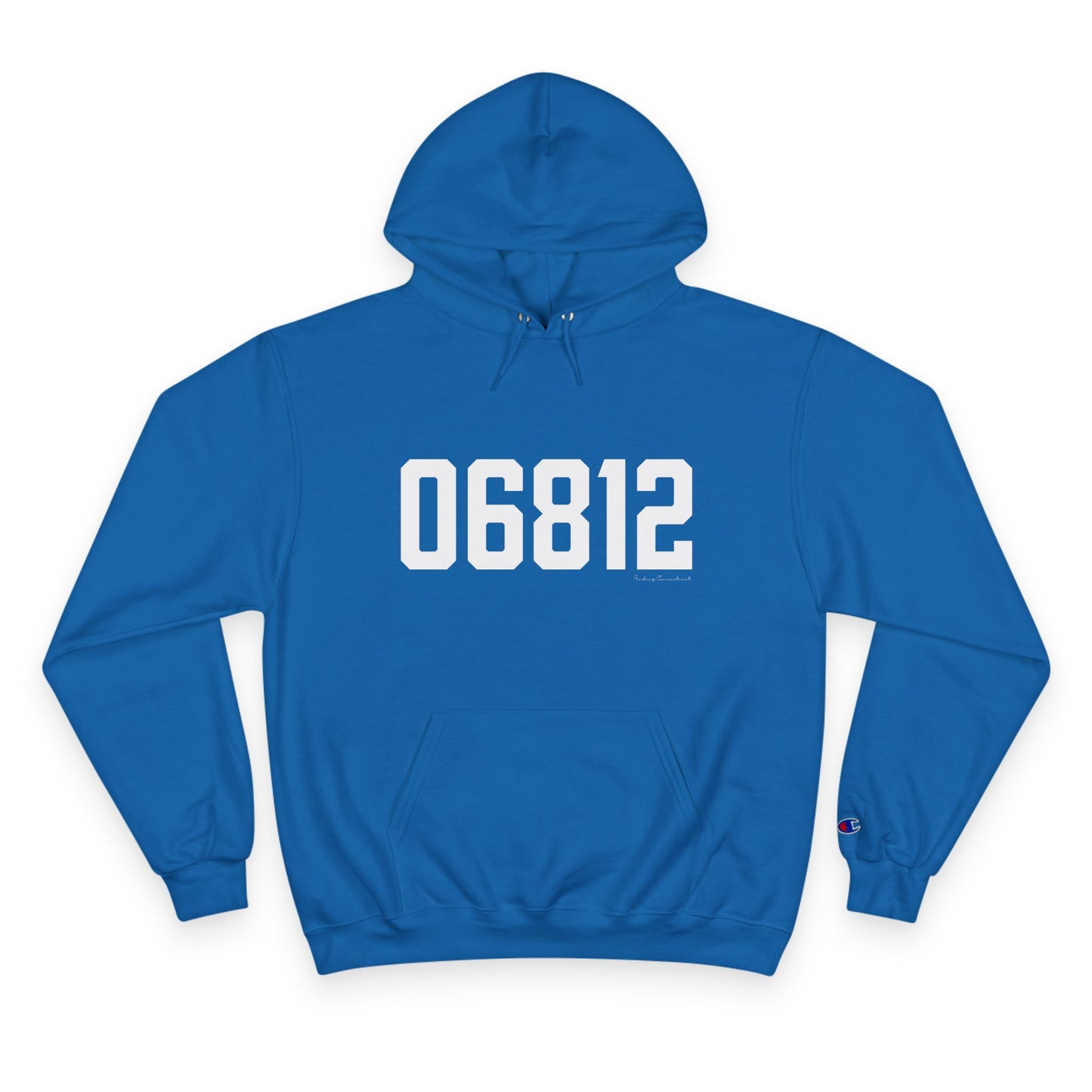 06812 New Fairfield CT Zip Code Champion Hoodie Sweatshirt