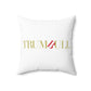 41 Tilt Trumbull  Spun Polyester Square Pillow