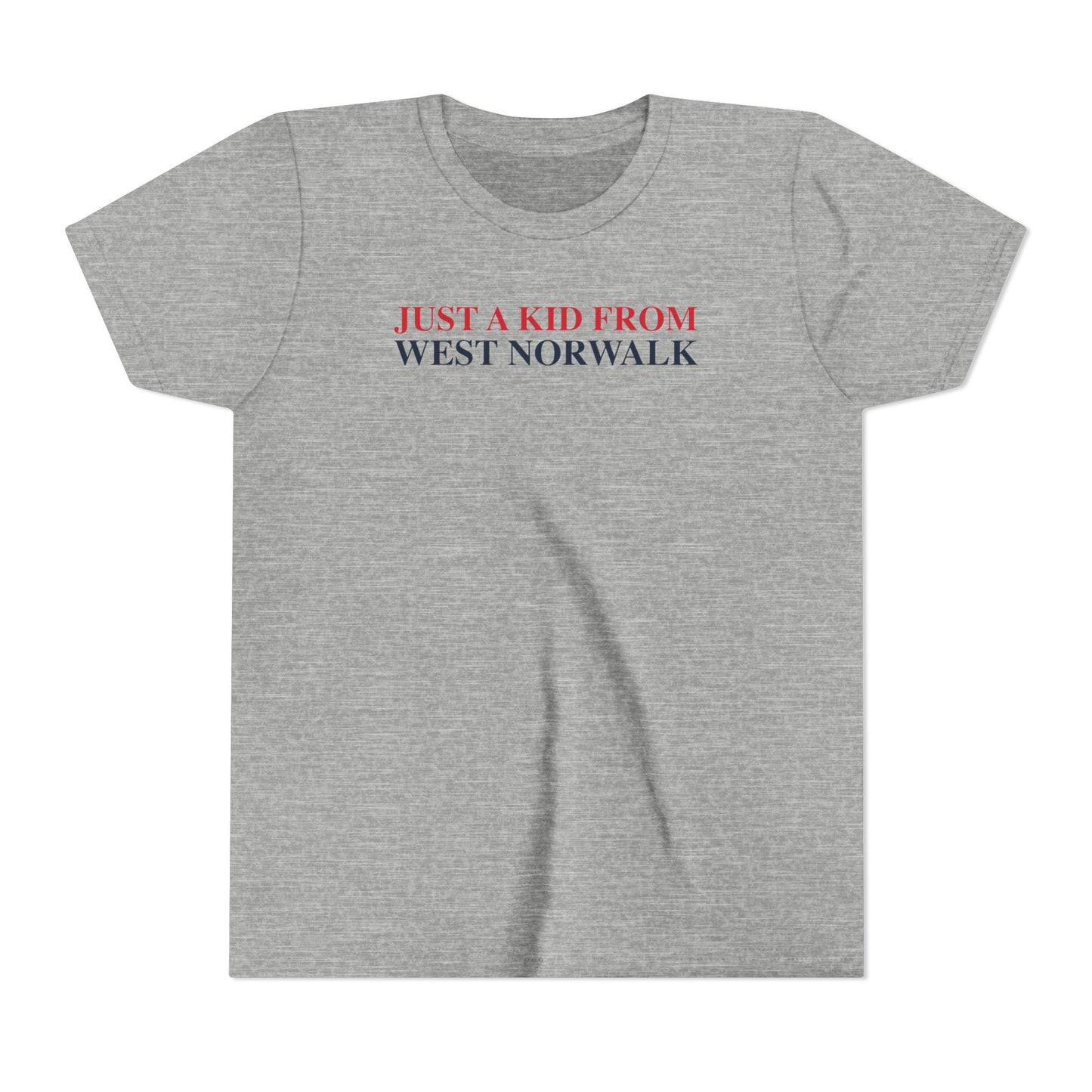 Just a kid from West Norwalk Youth Short Sleeve T-Shirt