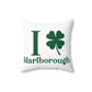 I Clover Marlborough Spun Polyester Square Pillow
