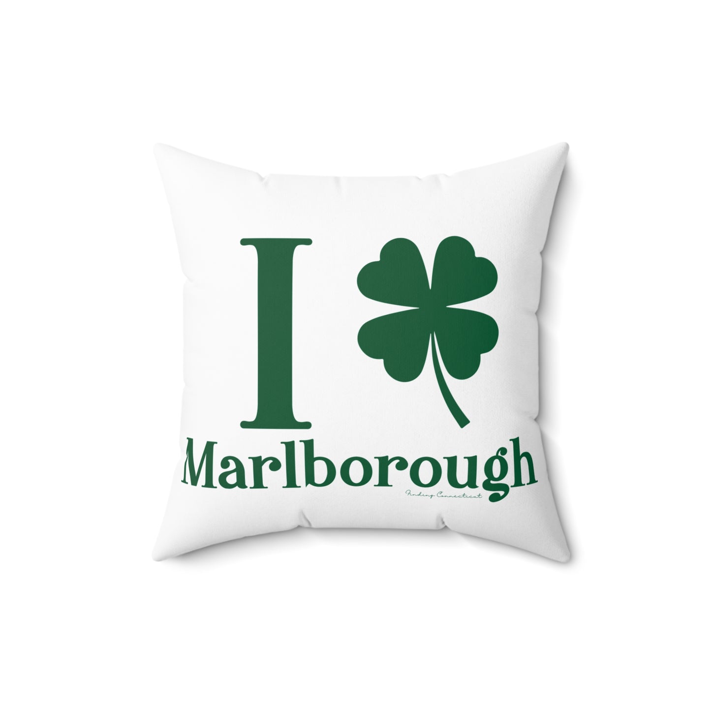 I Clover Marlborough Spun Polyester Square Pillow