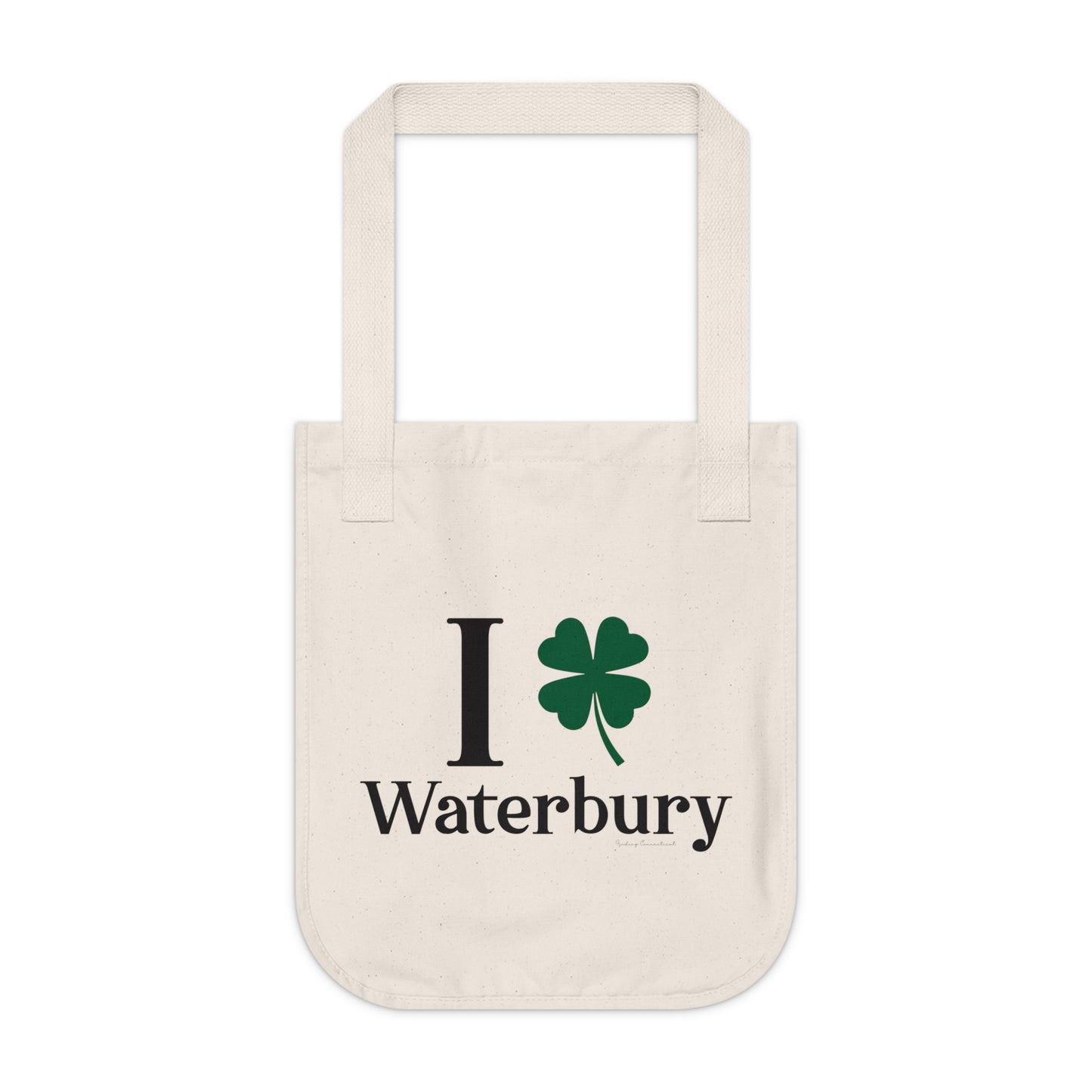 I Clover Waterbury Organic Canvas Tote Bag