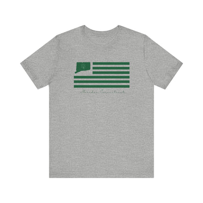 Meriden Connecticut St Patrick’s Day Flag Unisex Jersey Short Sleeve T-Shirt