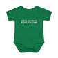 Just a kid from Colebrook Infant Baby Rib Bodysuit