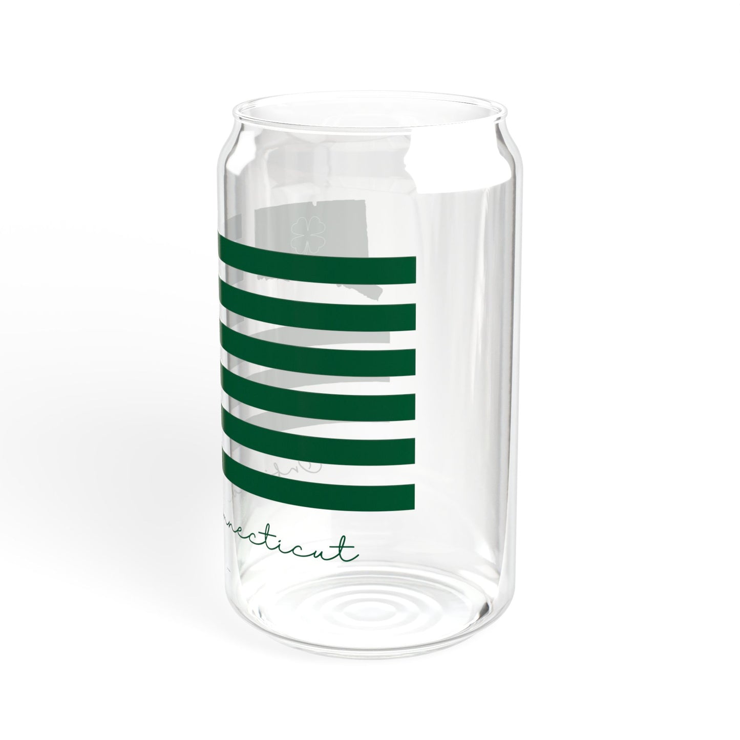 Enfield Connecticut St. Patrick’s Day Flag Sipper Glass, 16oz