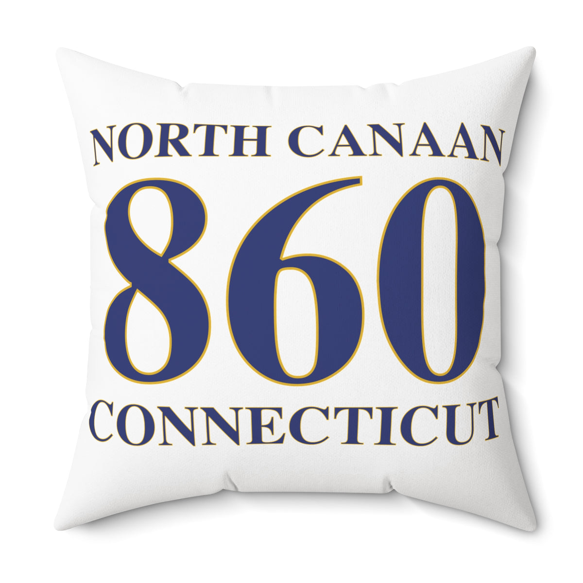 North Canaan 860 Connecticut Polyester Square Pillow