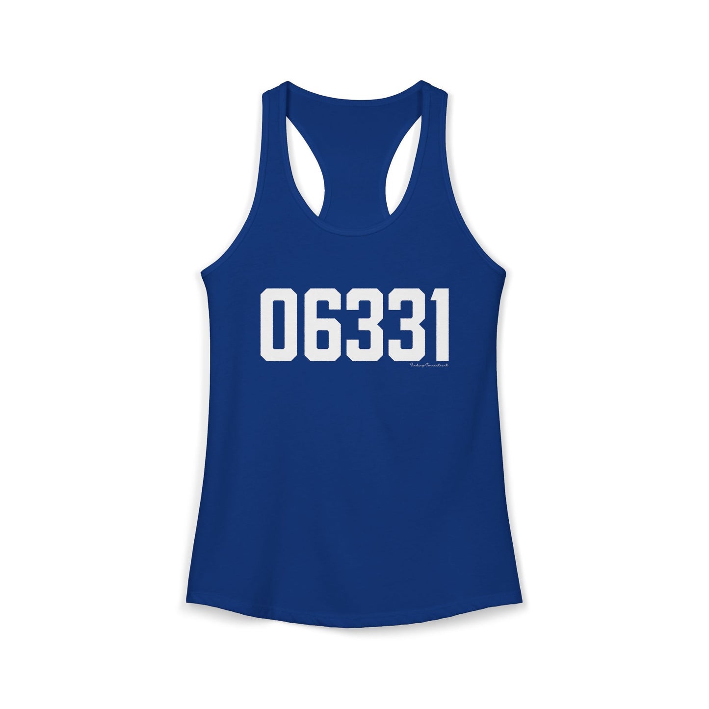 06331 Canterbury CT Zip Code Women's Ideal Racerback Tank Top
