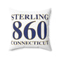 Sterling 860 Connecticut Spun Polyester Square Pillow