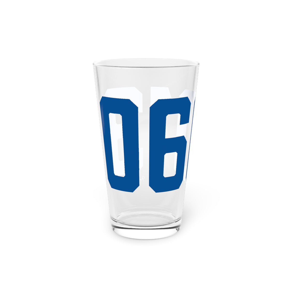 06013 Burlington Connecticut Zip Code Pint Glass, 16oz