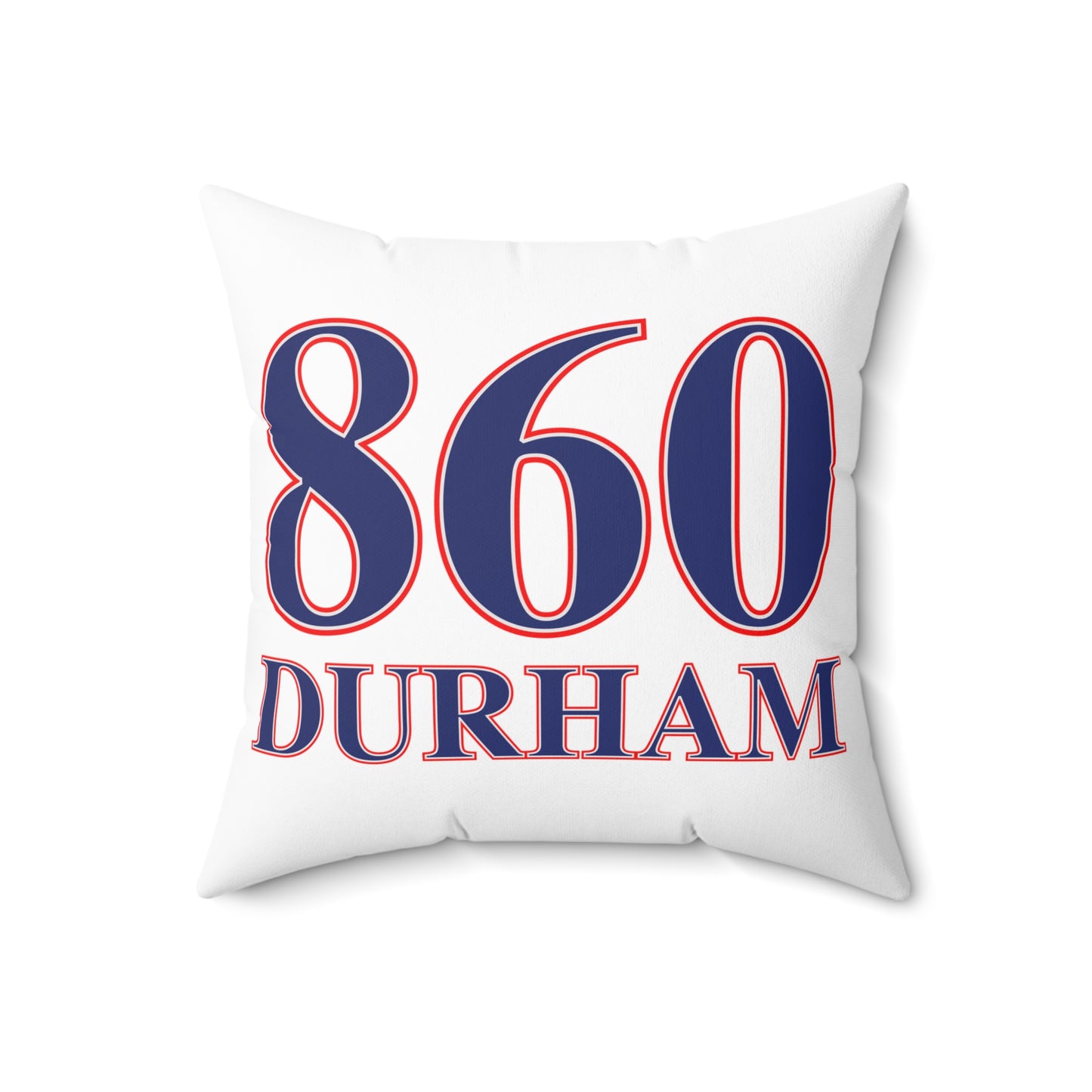 860 Durham Red, White & Blue  Spun Polyester Square Pillow
