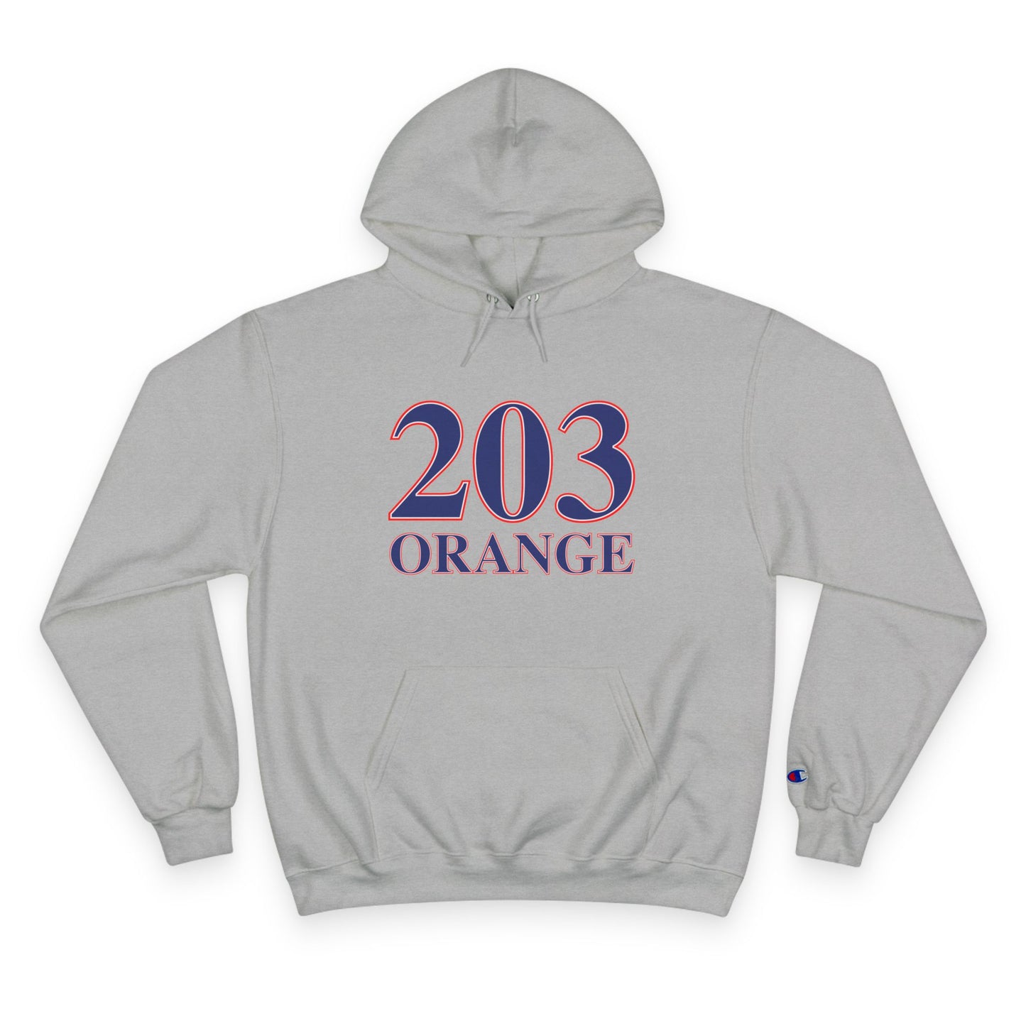 203 Orange Red White & Blue Champion Hoodie
