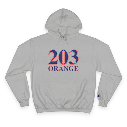 203 Orange Red White & Blue Champion Hoodie
