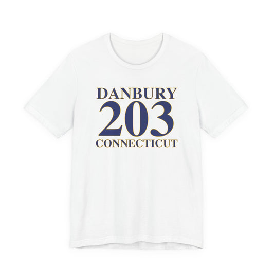 203 Danbury Connecticut Unisex Jersey Short Sleeve T-Shirt