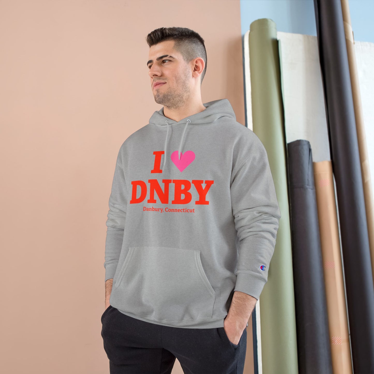 I Heart DNBY Champion Hoodie