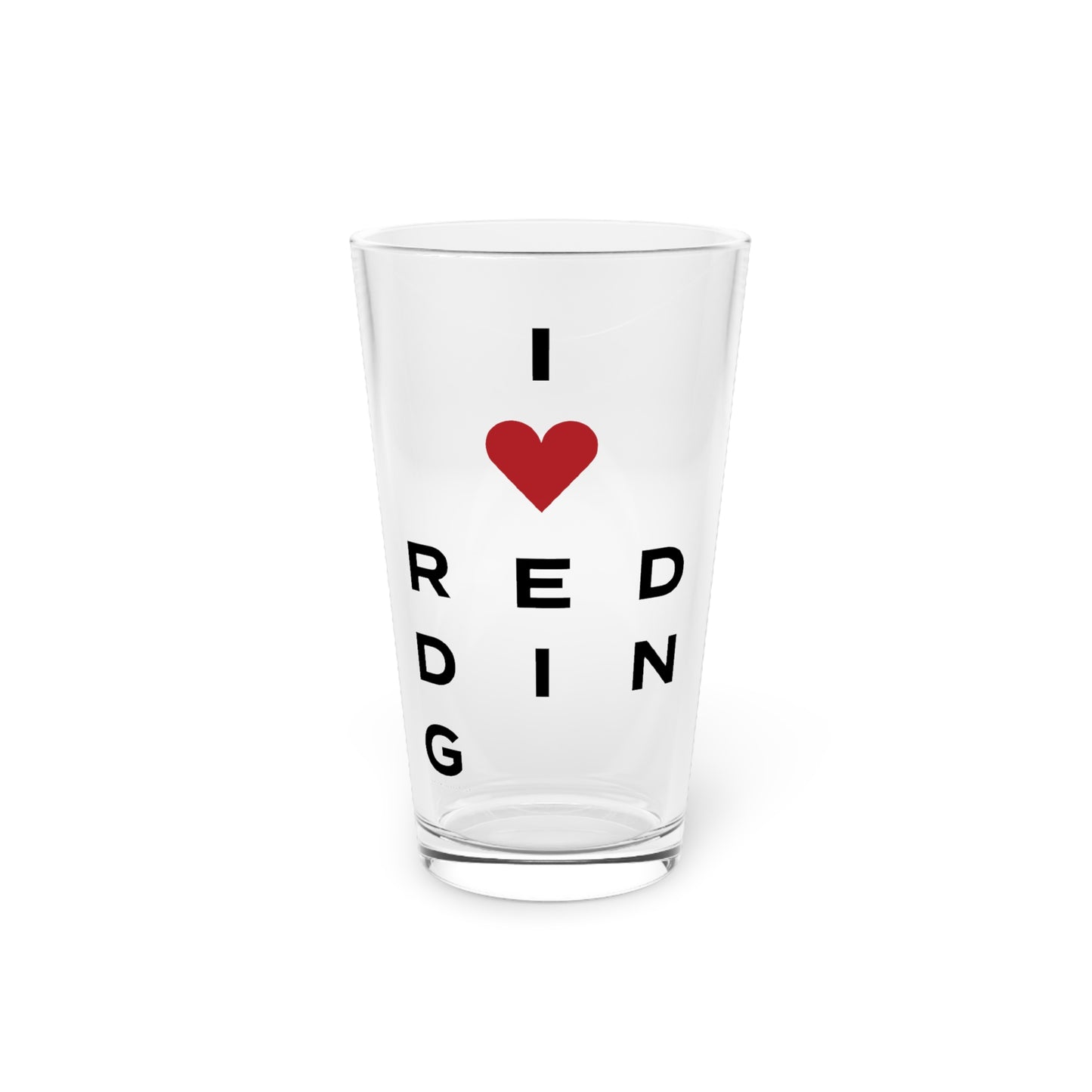Redding Vision Pint Glass, 16oz