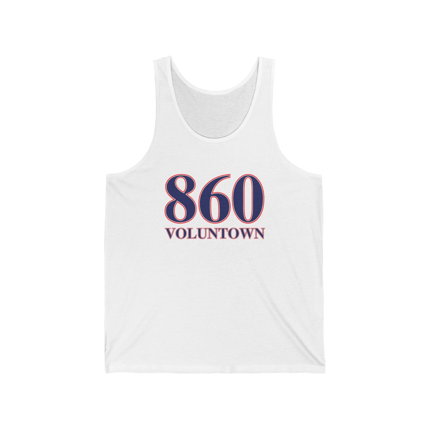 860 Voluntown Red White & Blue Unisex Jersey Tank Top