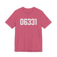 06331 Canterbury CT Zip Code Unisex Jersey Short Sleeve T-Shirt