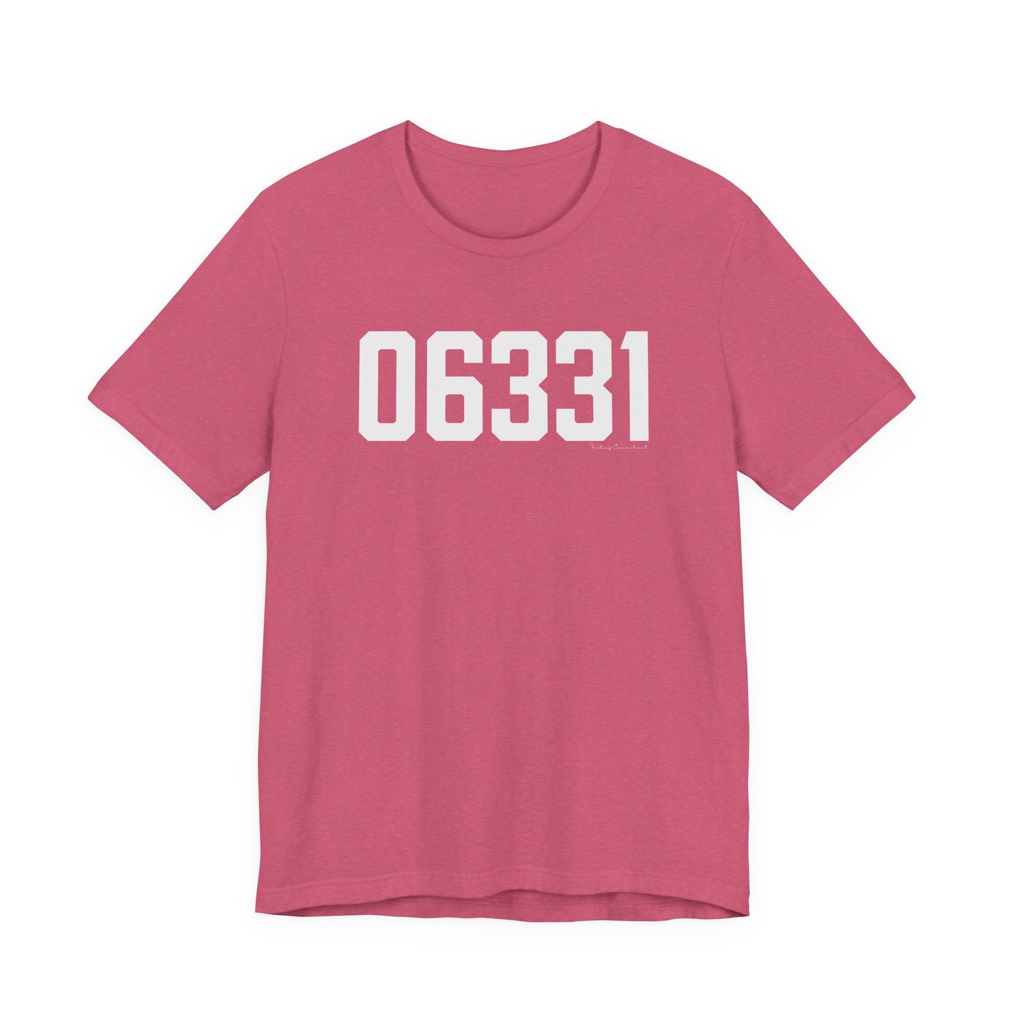 06331 Canterbury CT Zip Code Unisex Jersey Short Sleeve T-Shirt