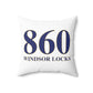 860 Windsor Locks Polyester Square Pillow