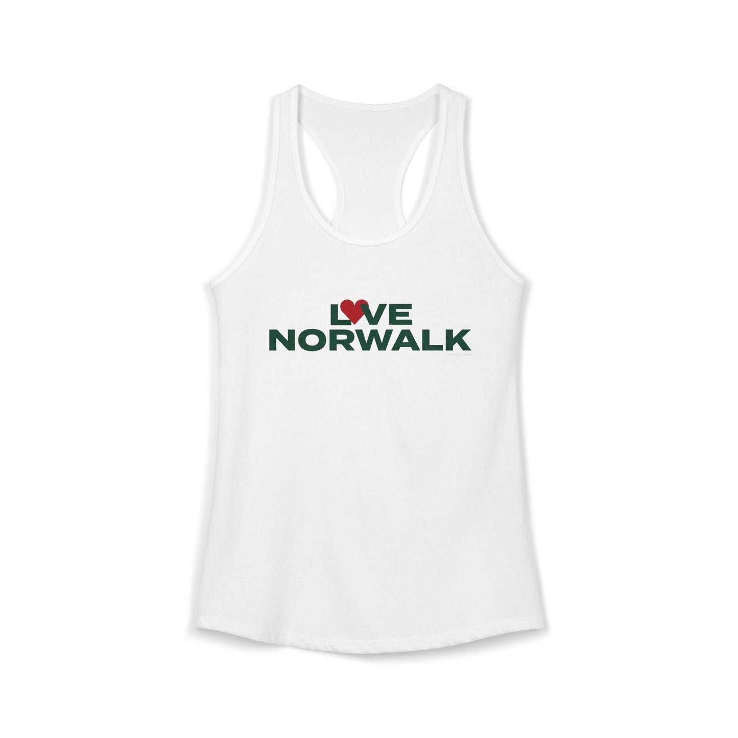 Love Norwalk Women's Ideal Racerback Tank Top