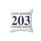 East Haven 203 Connecticut Polyester Square Pillow