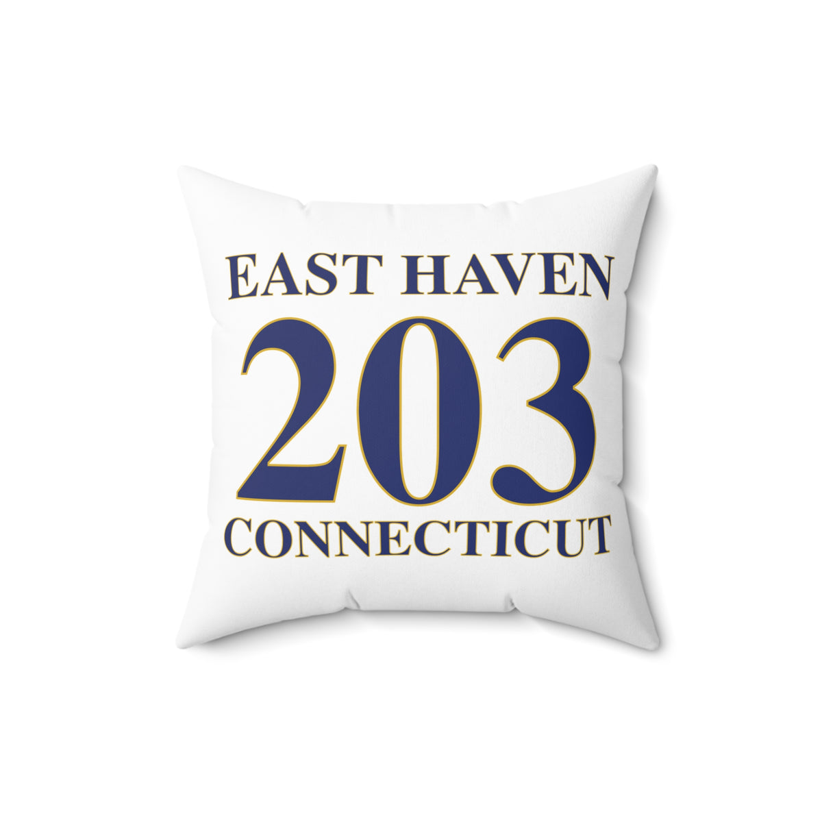 East Haven 203 Connecticut Polyester Square Pillow