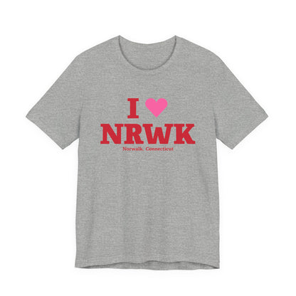 I Heart NRWK Unisex Jersey Short Sleeve T-Shirt