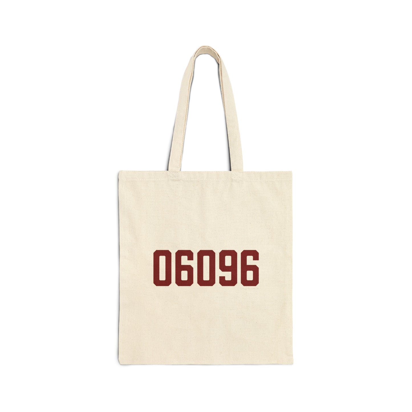 06096 Windsor Locks  Connecticut Zip Code Cotton Canvas Tote Bag
