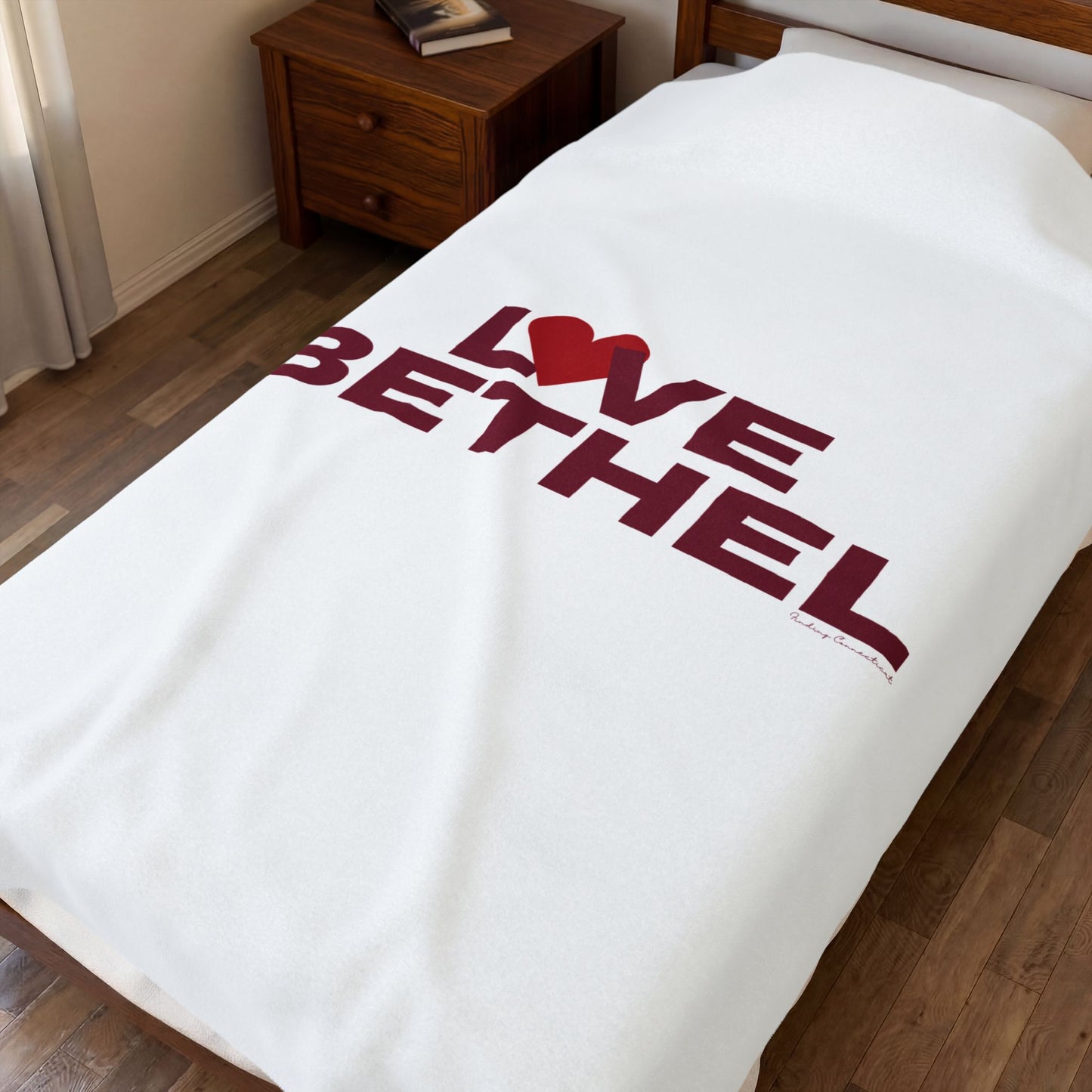 Love Bethel Velveteen Plush Blanket