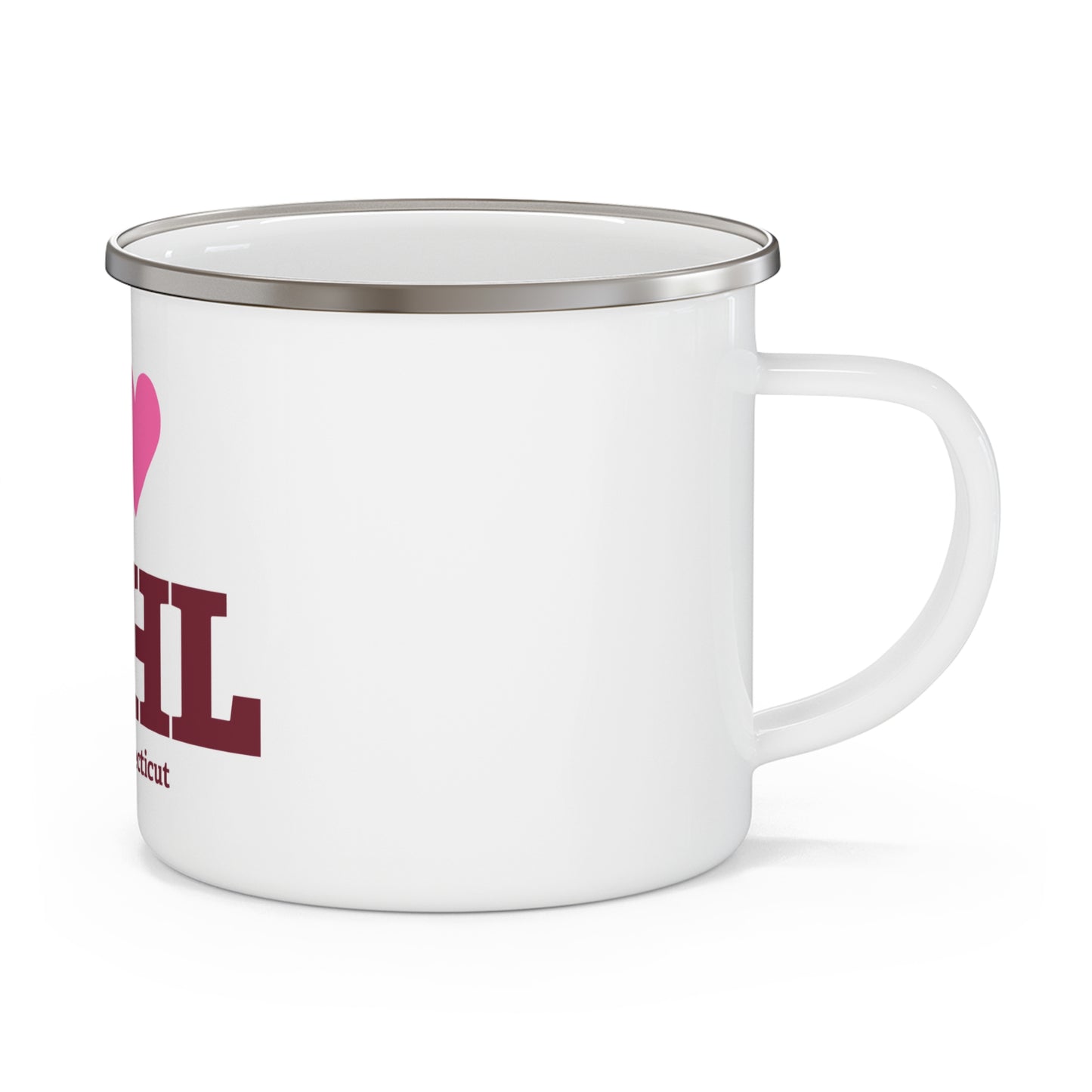 I Heart BTHL Enamel Camping Mug