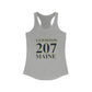 Lewiston 207 Maine Women's Ideal Racerback Tank