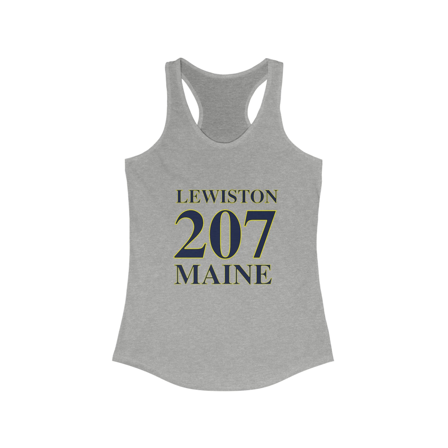 Lewiston 207 Maine Women's Ideal Racerback Tank