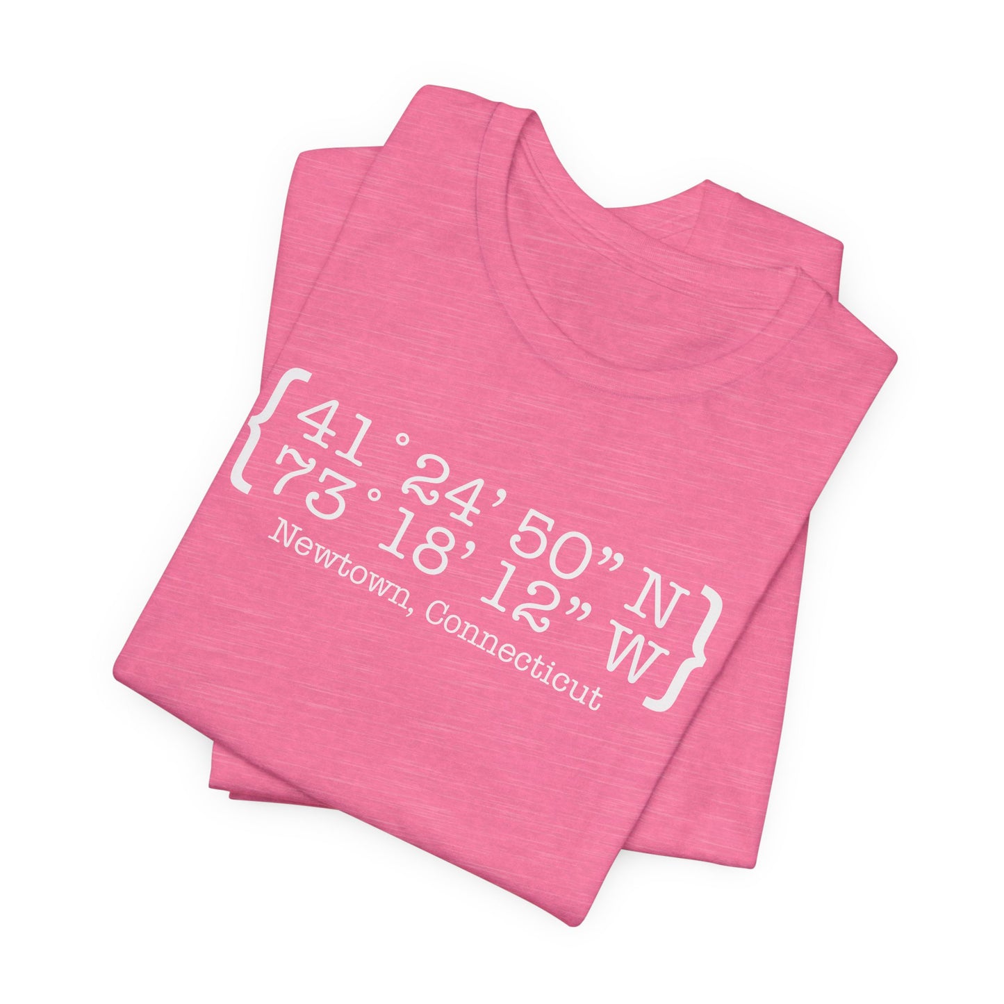 Newtown Coordinates Unisex Jersey Short Sleeve T-Shirt
