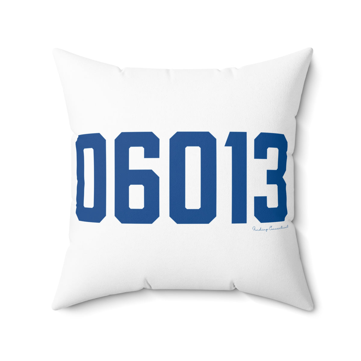06013 Burlington Connecticut Zip Code Polyester Square Pillow
