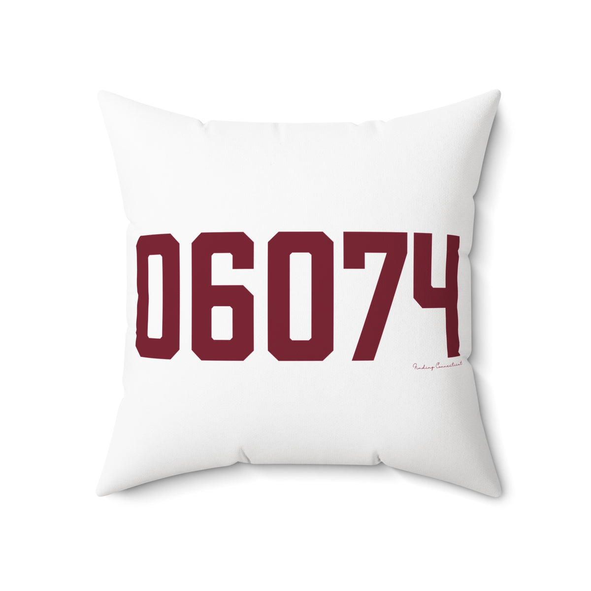 06074 South Windsor Connecticut Zip Code Polyester Square Pillow