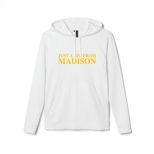 Just a kid from Madison adidas Unisex Fleece Hoodie