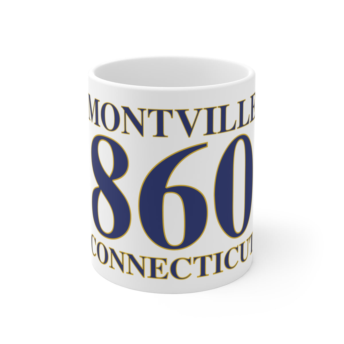 Montville 860 Connecticut Mug 11oz