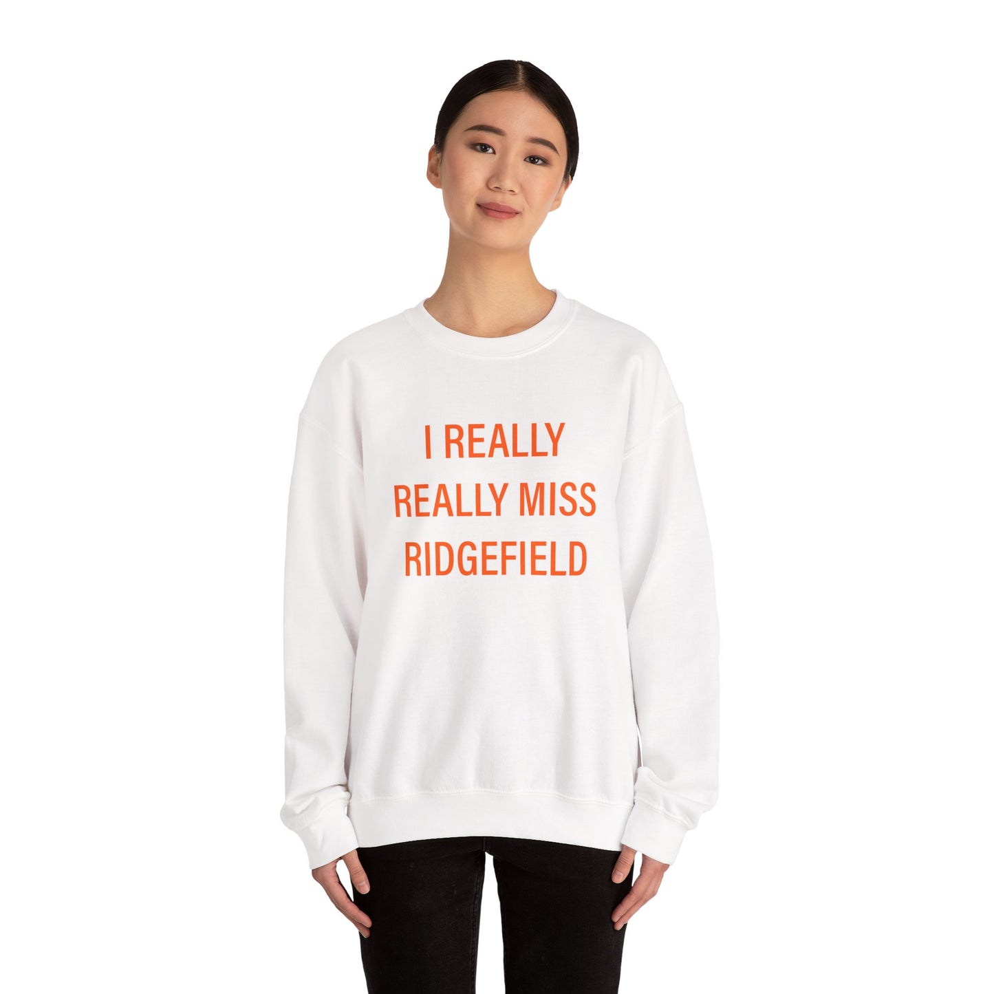 I Really Really Miss Ridgefield Unisex Heavy Blend™ Crewneck Sweatshirt