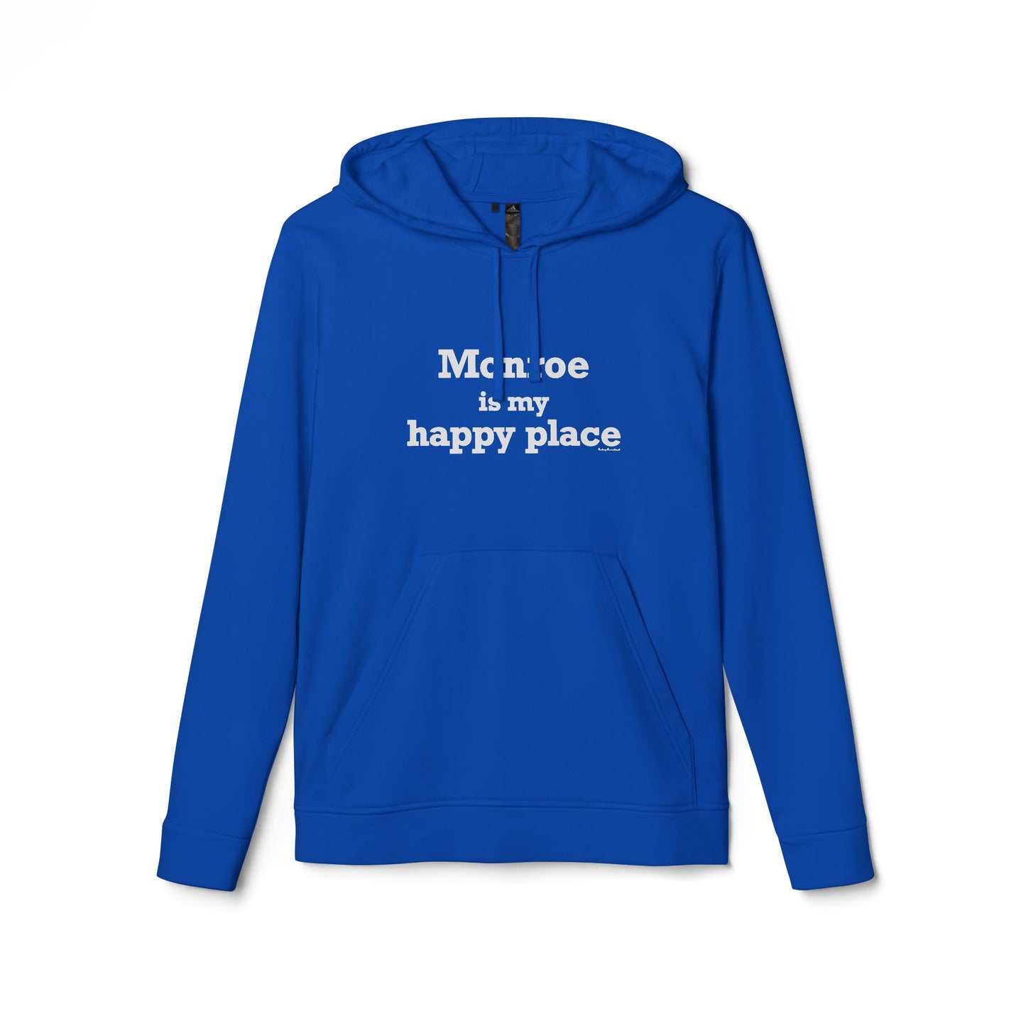 Monroe Is My Happy Place adidas Unisex Fleece Hoodie