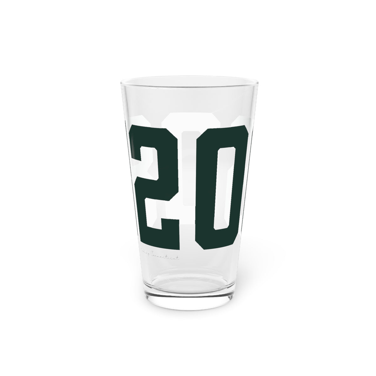 06082 Enfield Connecticut Zip Code Pint Glass, 16oz