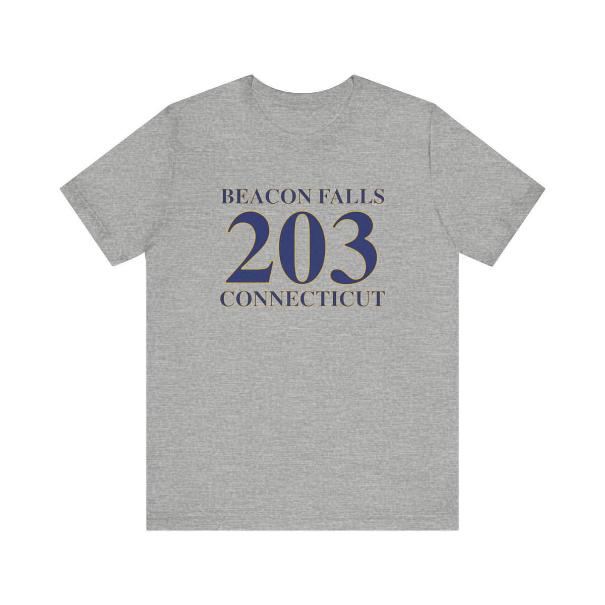 Beacon Falls 203 Connecticut Jersey Short Sleeve T-Shirt