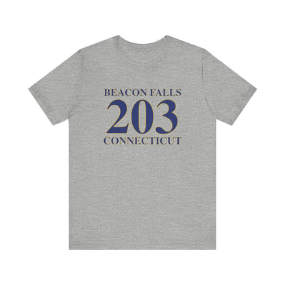 Beacon Falls 203 Connecticut Jersey Short Sleeve T-Shirt