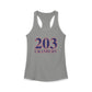 203 Cranbury Red, White & Blue Women's Ideal Racerback Tank Top